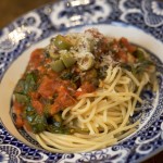 Spaghetti With Puttanesca Sauce and…One Hundred and Two Hours
