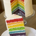 Rainbow Cake for a Special Birthday
