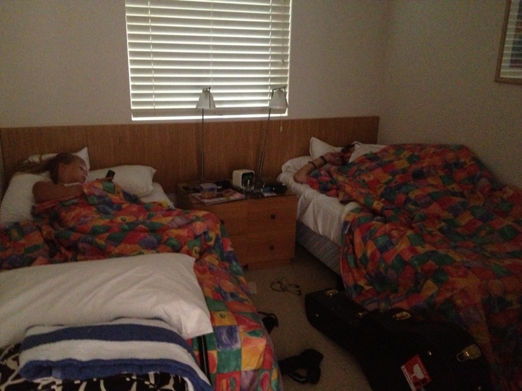 There's no mistaking this for a teenage bedroom.  As you can see, no room for a third child in here.