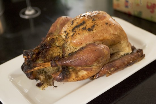 Roast Turkey with Cranberry Stuffing