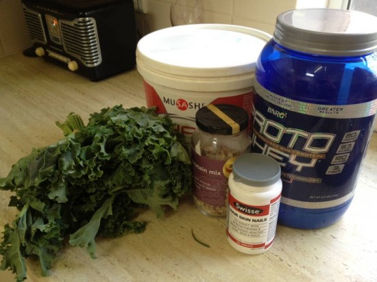 The diet of uni students - kale, protein and supplements