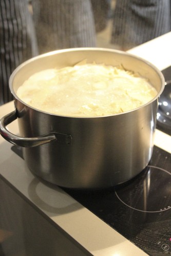 Cook the pasta in a large pot