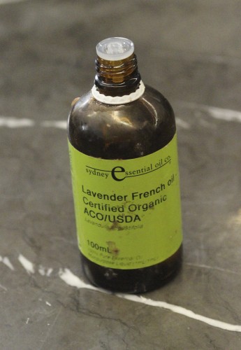 Organic lavender oil for the dark chocolate - don't use aromatherapy oils - they aren't edible!
