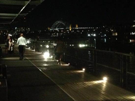 Sydney Harbour on a warm winter's night