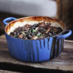 Slow-Cooked Beef Cheeks with Mushrooms and Red Wine
