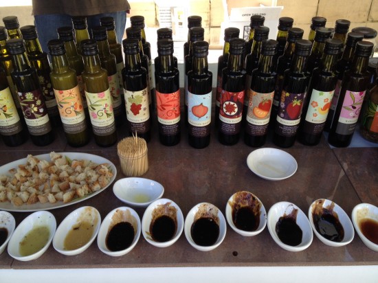 A selection of salad dressings