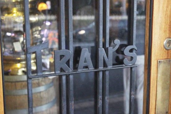 The entrance to Tran's