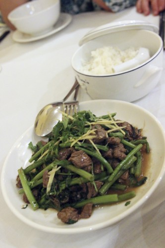 Eye-fillet of beef with  morning glory $28.00