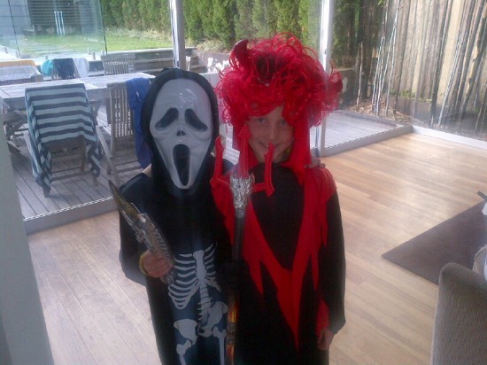 My two nephews and Alfie's 'partners in crime'