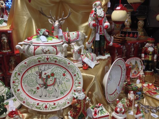 Festive serving dishes 