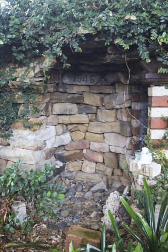 A grotto built by Donna's Lebanese grandfather