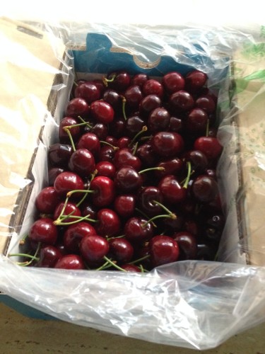 Cherries for cherry chutney