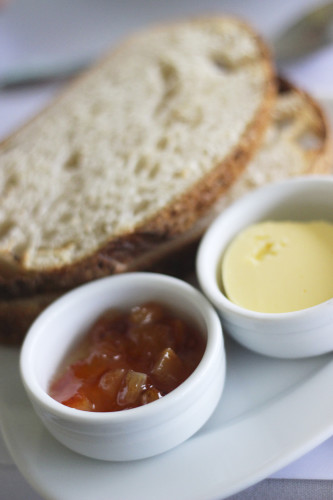Cultured butter, house-made sourdough and marmalade