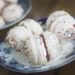 Rosewater Meringues with Raspberry Sauce and Cream – Gluten Free