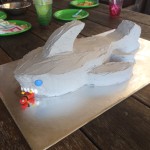 Shark Attack Birthday Cake