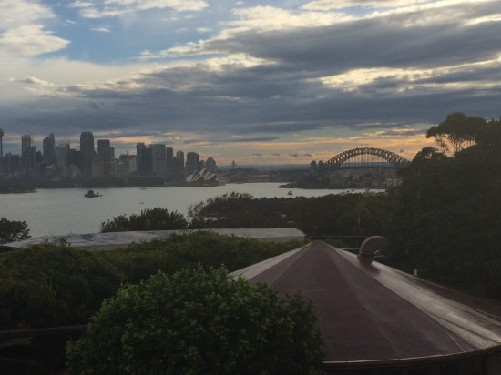 And the sun begins to set on Sydney Harbour 