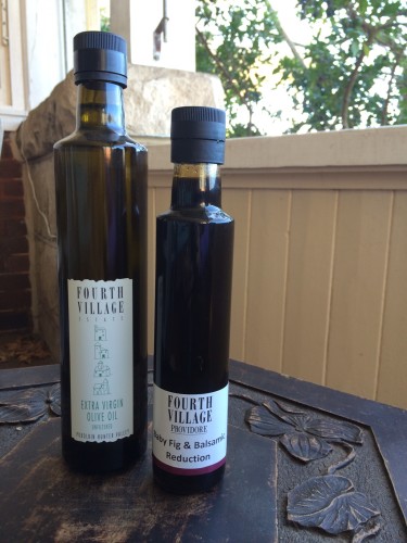 Olive oil and balsamic vinegar reduction