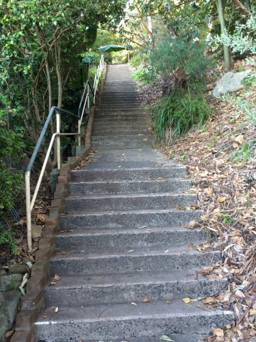 Just 200 stairs to go!  