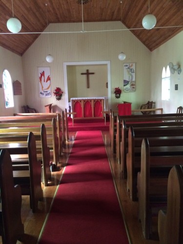 Inside St Mary's Anglican Church