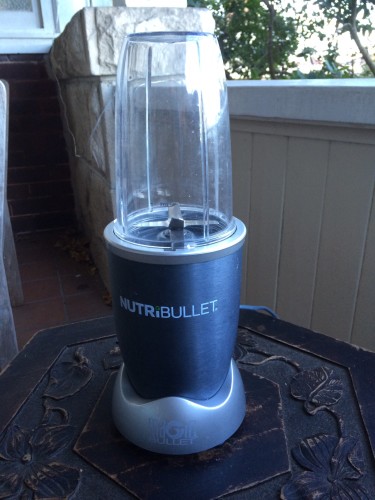The nutri-bullet - sorry it's not very clean, it had just been used!