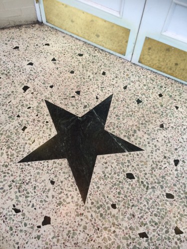 A welcome star at the entrance