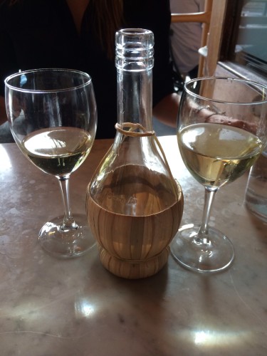 A carafe of wine