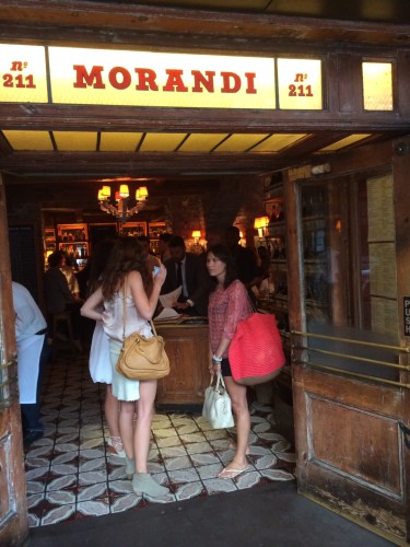 Morandi - it attracts a stylish crowd