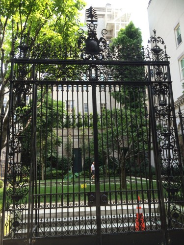The gates on 70th Street