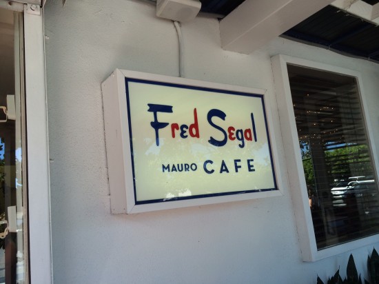 Mauro's Cafe, Fred Segal on Melrose Avenue
