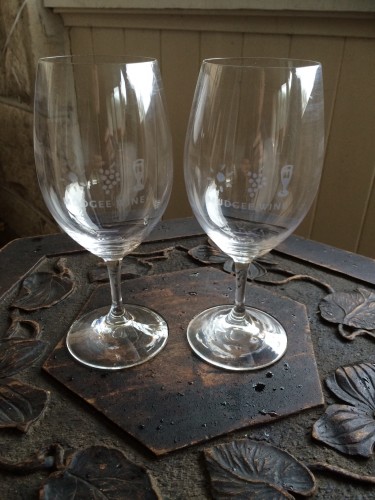 Souvenir Riedle wine glasses