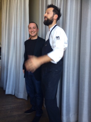 Chefs and good friends, Luca Ciano and Gabriele Taddeucci 