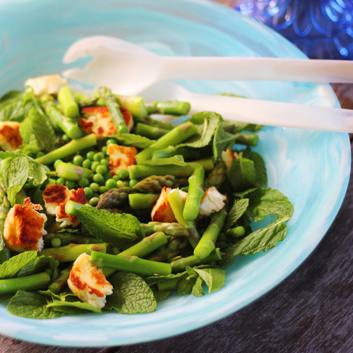 Baby Pea, Mint and Asparagus salad