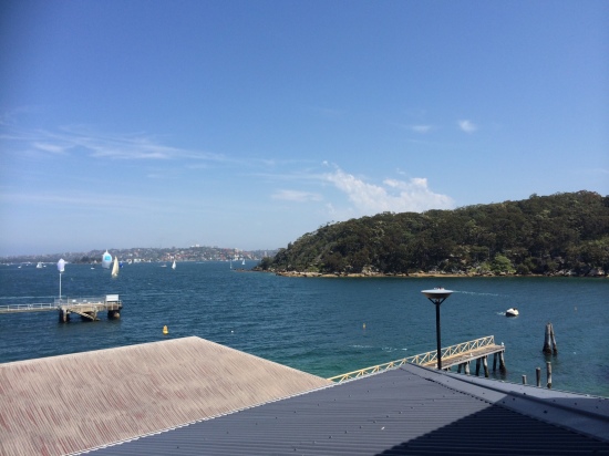 Views out to Sydney Harbour