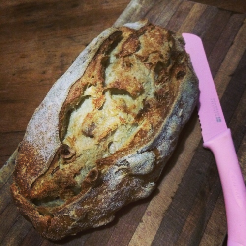 Celia's three-nut sour dough loaf