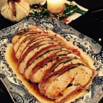 Prosciutto Wrapped Turkey Breasts in Herb Butter