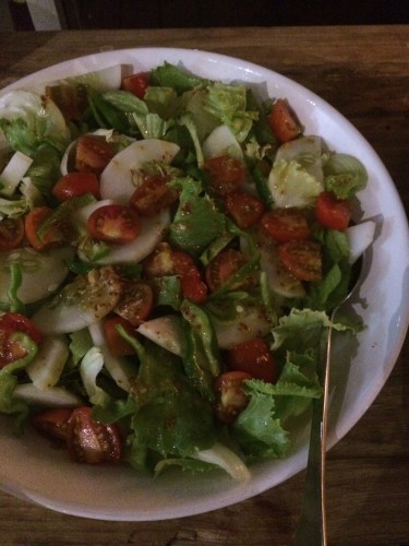 BBQ night - green salad 