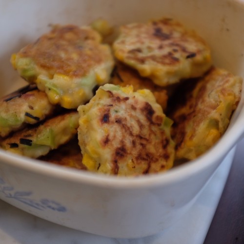 Corn fritters 