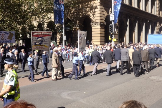 Rounding the corner at Martin Place