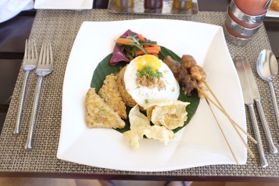 A typical Balinese breakfast. 