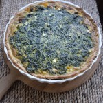 Roasted Pumpkin, Sage and Spinach Quiche