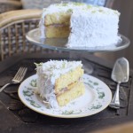 Tropical Cake with Coconut Cream Frosting