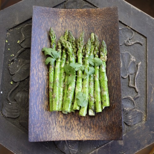 Chargrilled asparagus