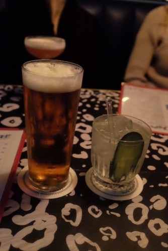 Redstripe Beer: $7.00 and a Hendricks gin and tonic