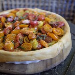 Roasted Tomato and Leek Quiche