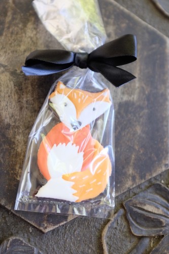 A fox cookie