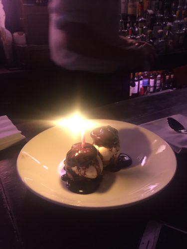 Birthday dessert 