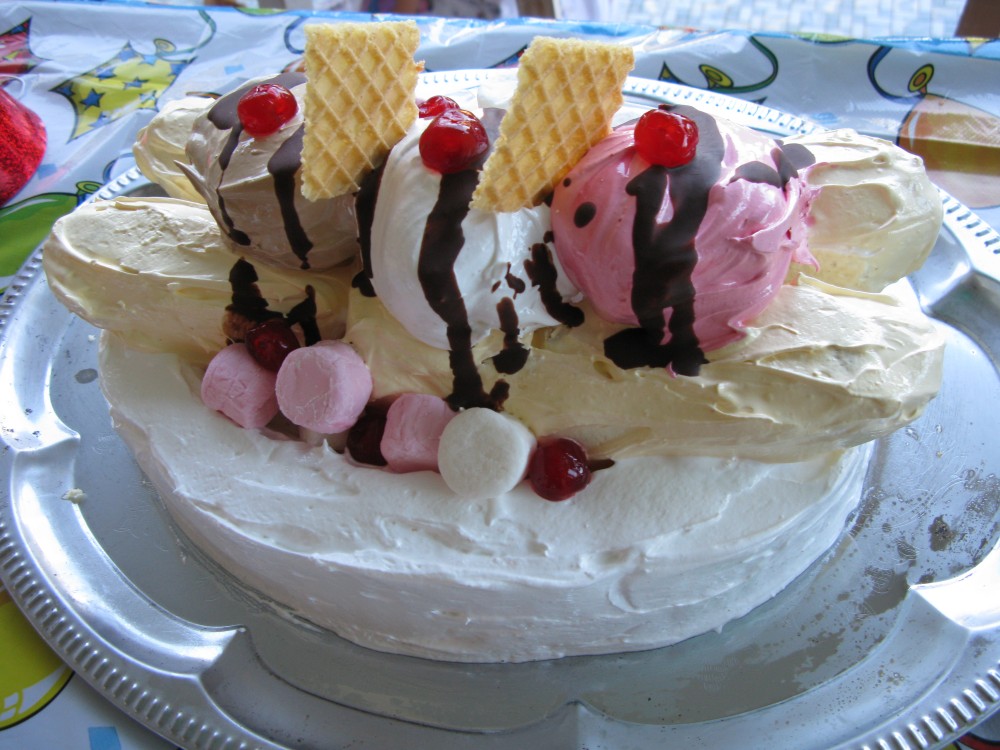 banana-split-birthday-cake-hotly-spiced